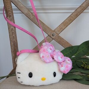 Hello Kitty Plush Bag with Pink Accents